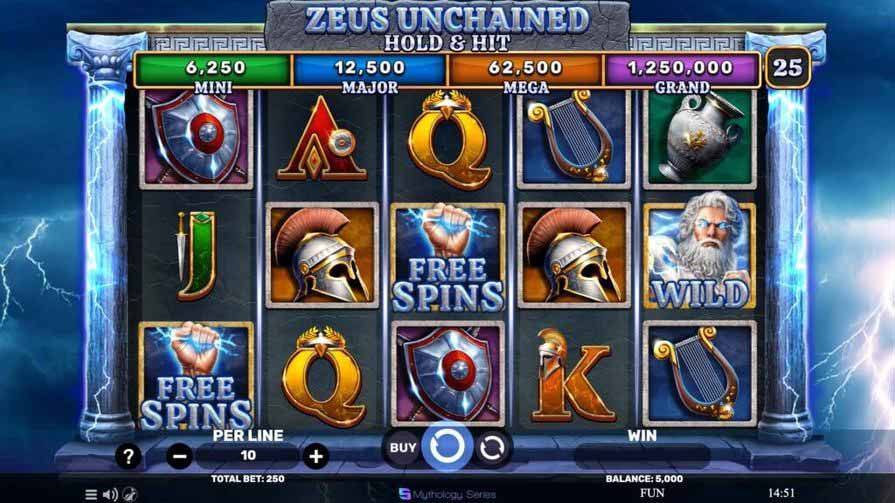 Zeus Unchained — Hold & Hit