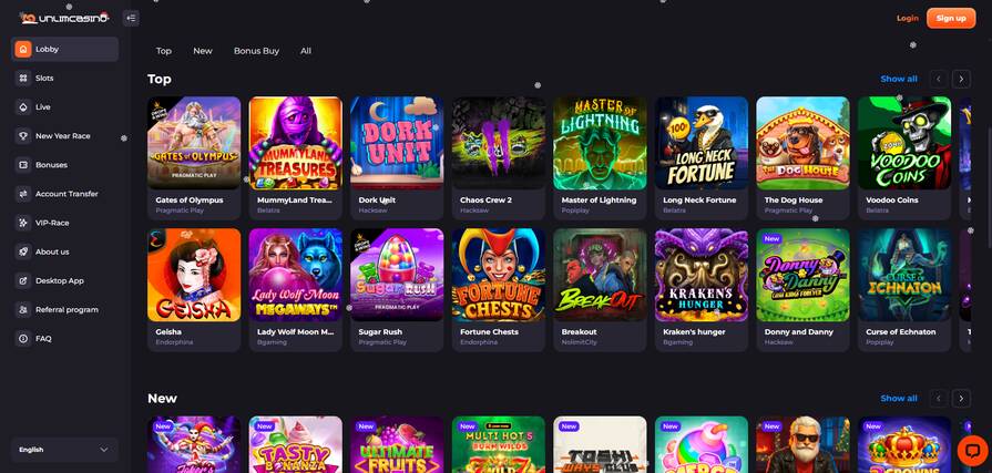 Casino Unlim азартные игры