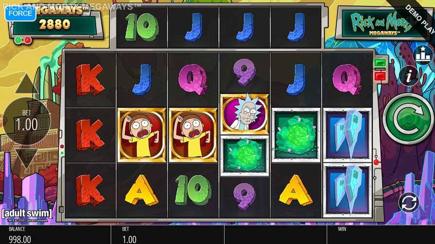 Rick and Morty Megaways