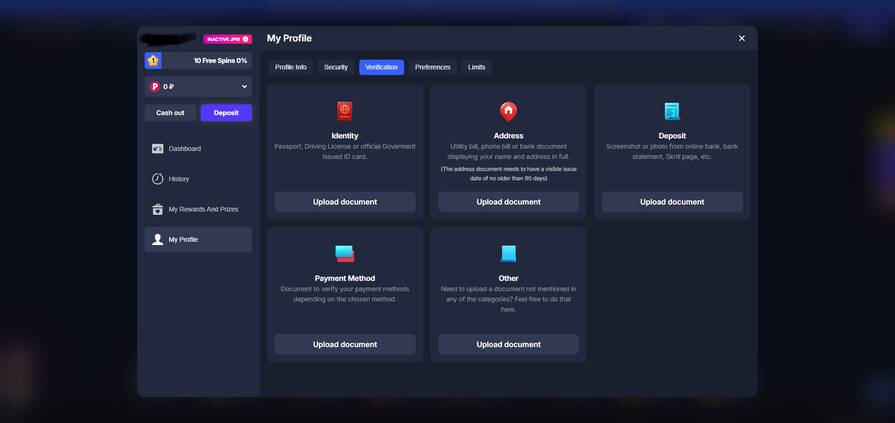Онлайн казино BitStarz верификация