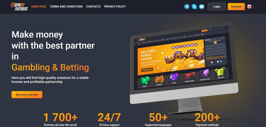 Онлайн казино JVSpinBet партнёрка