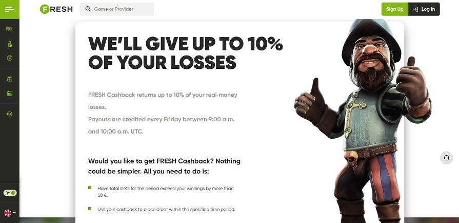 Кешбэк Fresh