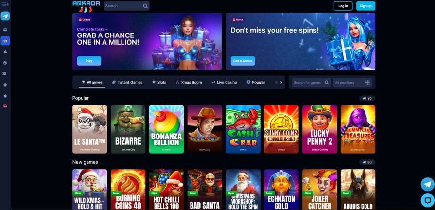 Онлайн казино Arkada