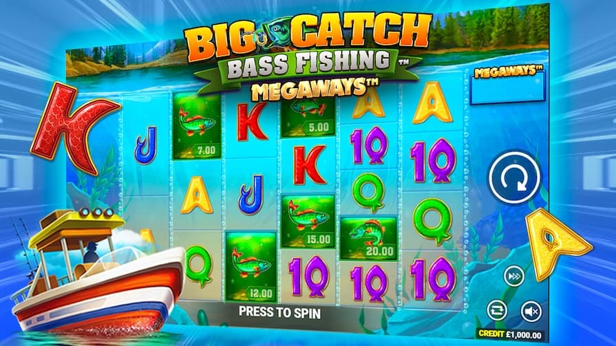 Big Catch Bass Fishing Megaways