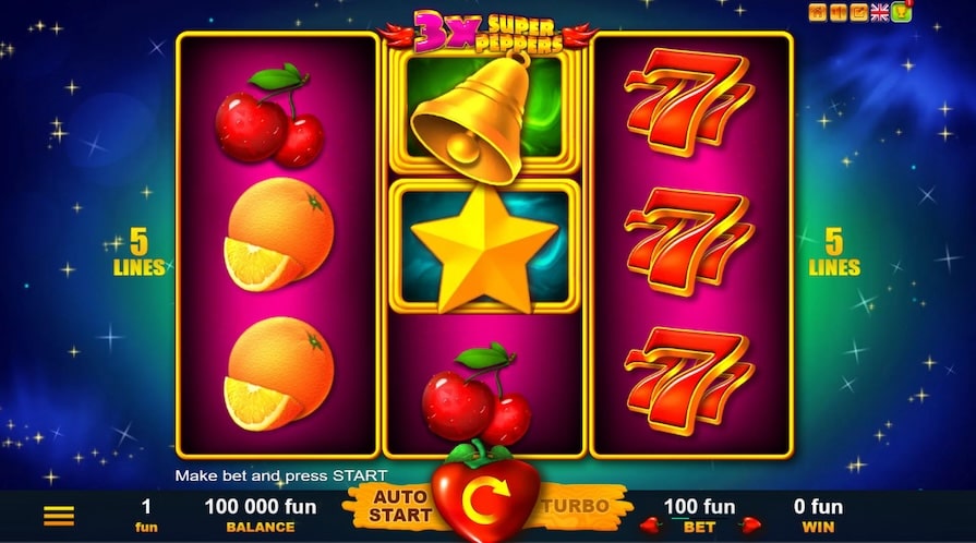 Слот 3X Super Peppers