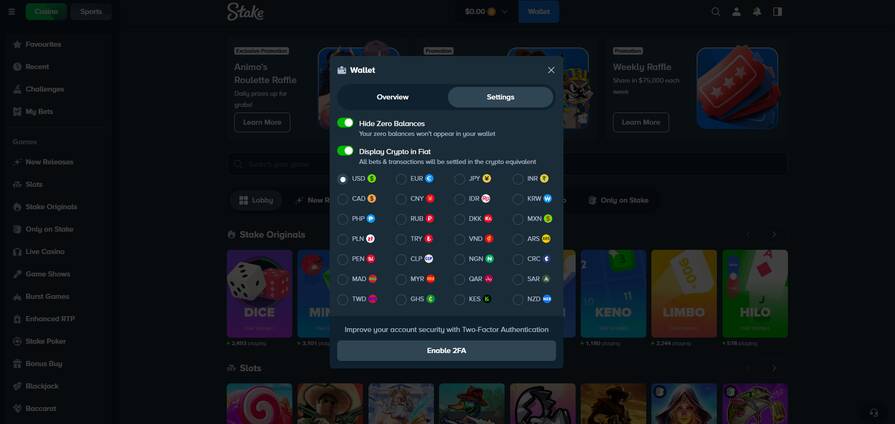 Онлайн казино Stake выводы