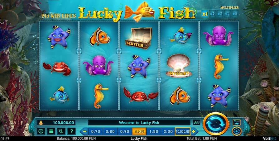 Слот Lucky Fish