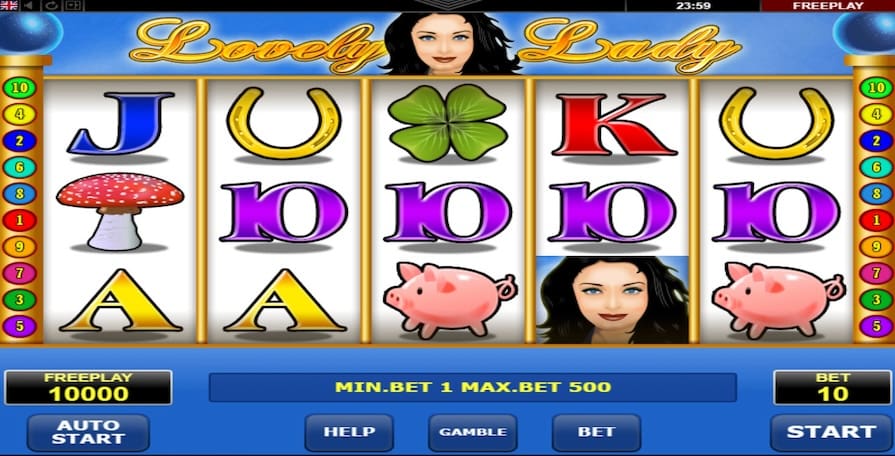 Слот Lovely Lady