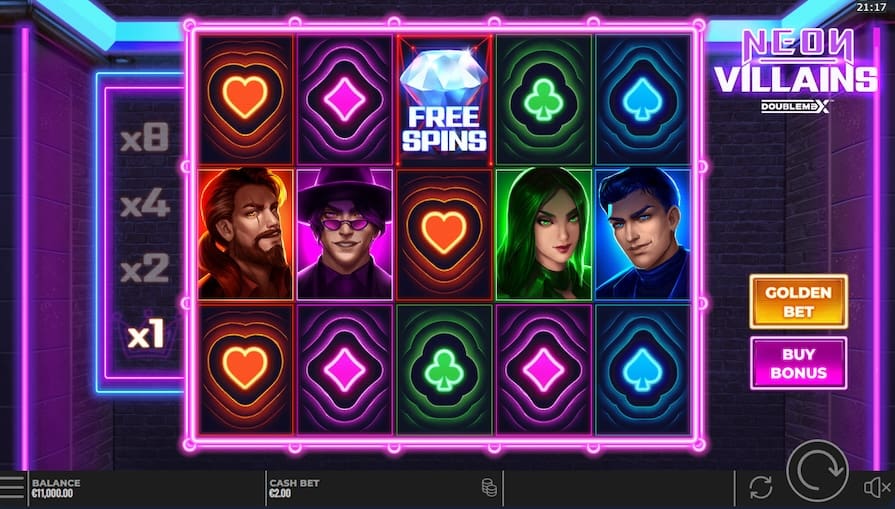 Слот Neon Villains DoubleMax