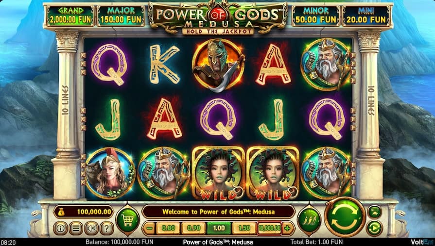 Слот Power of Gods: Medusa