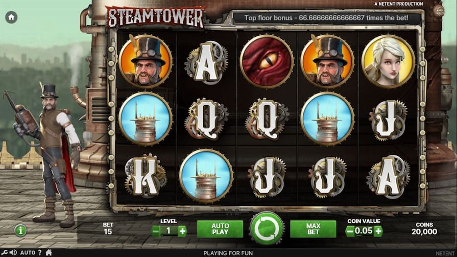 Слот Steam Tower
