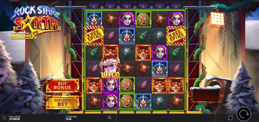Слот Rock Star Santa Multimax
