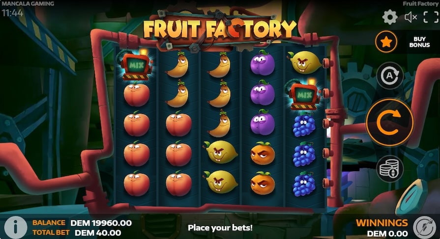 Слот Fruit Factory