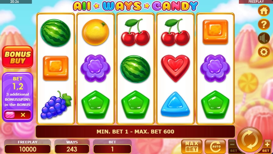 Слот All Ways Candy