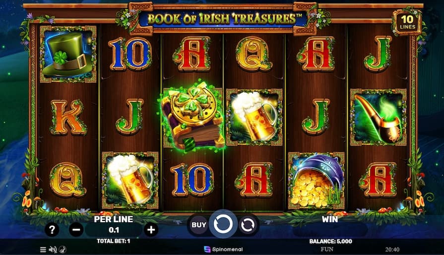 Слот Book of Irish Treasures