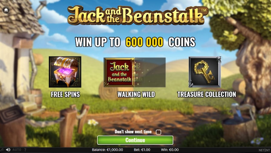 Бесплатная игра в Jack and the Beanstalk