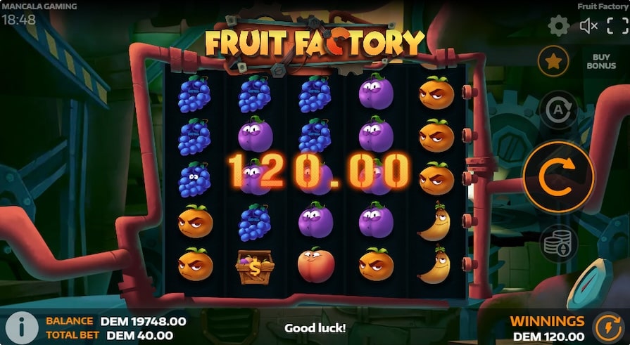 Дизайн игры Fruit Factory