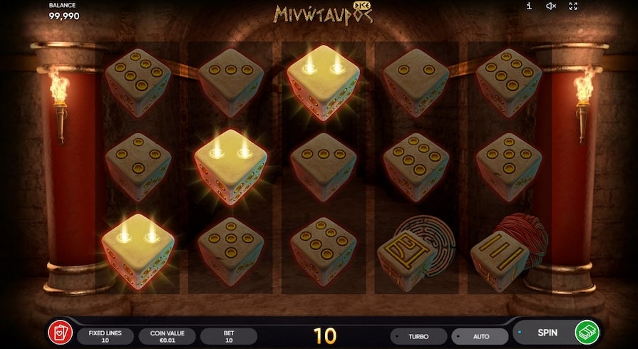 Дизайн игры Minotauros Dice