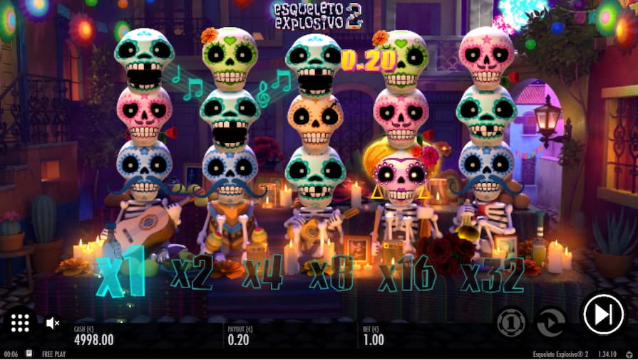 Дизайн игры Esqueleto Explosivo 2