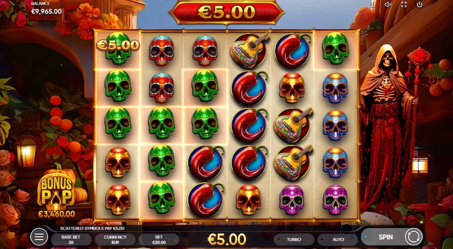 Дизайн игры Dia De Los Muertos 2