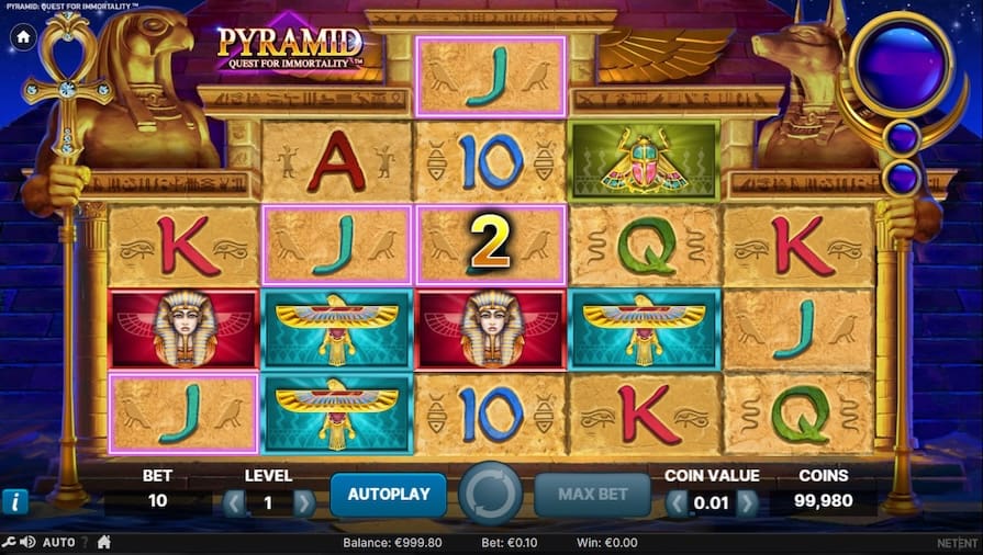 Дизайн игры Pyramid: Quest for Immortality