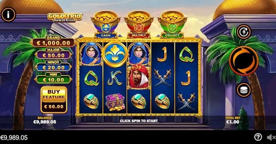 слот Gold Trio Sindbad’s Riches