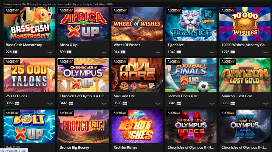 Alchemy Gaming игры