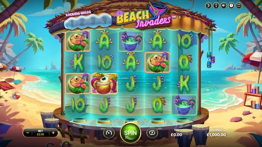 Слот Beach Invaders