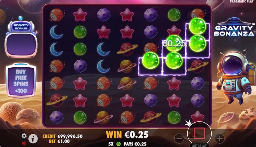 игра Gravity Bonanza