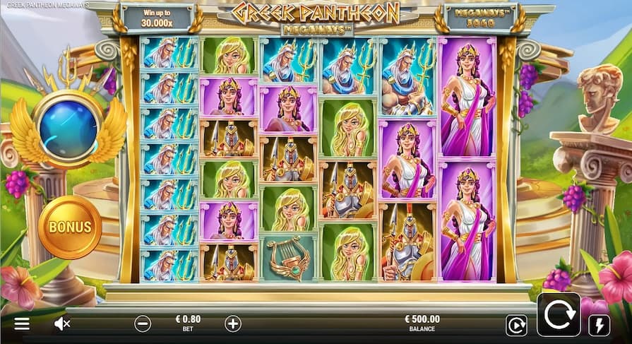 Слот Greek Pantheon Megaways