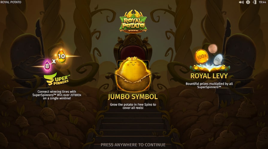 Бесплатная игра в Royal Potato