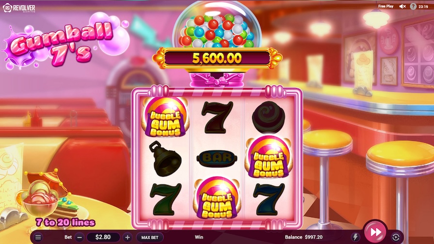 Дизайн игры Gumball 7’s