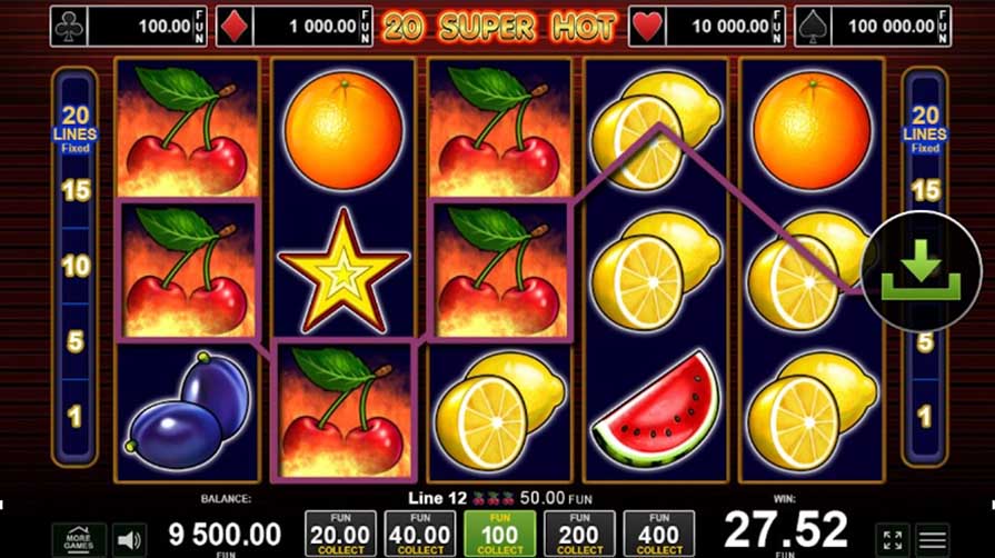 игра 20 Super Hot