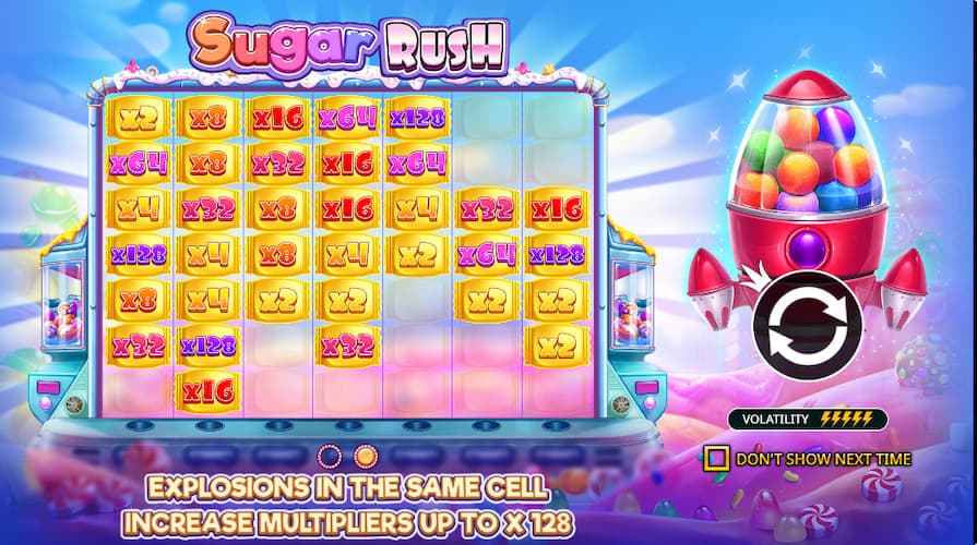 Бесплатная игра в Sugar Rush