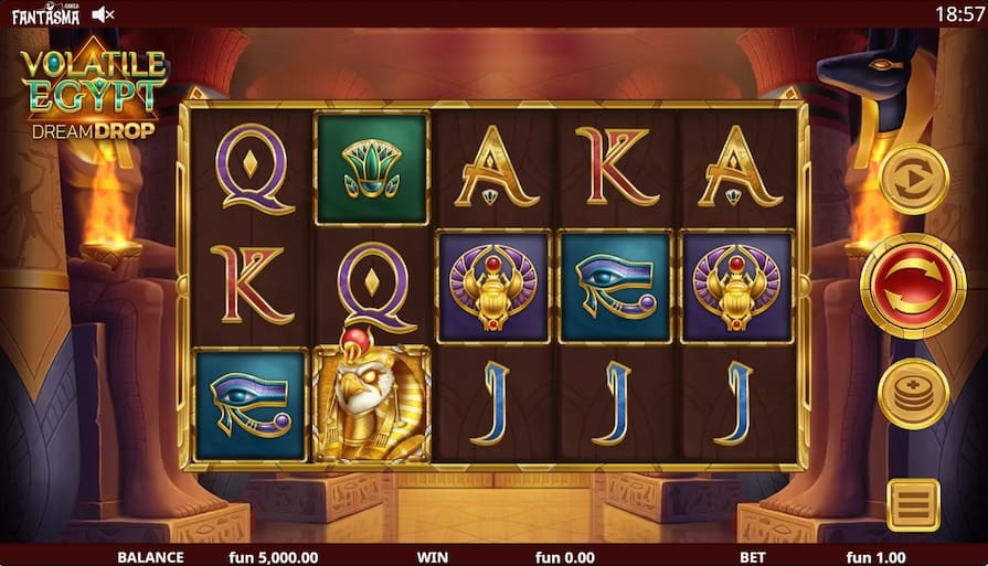 Слот Volatile Egypt Dream Drop