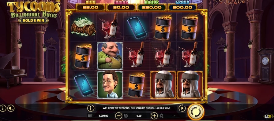 Бесплатная игра в Tycoons: Billionaire Bucks - Hold and Win