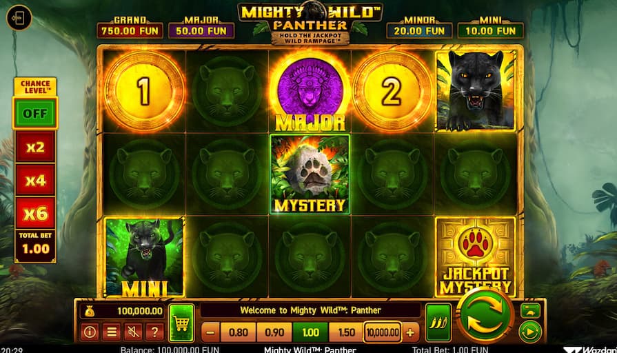 Бесплатная игра в Mighty Wild Panther Halloween Edition