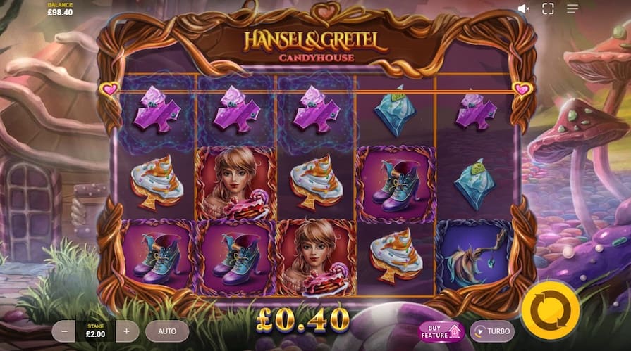 Дизайн игры Hansel and Gretel Candyhouse
