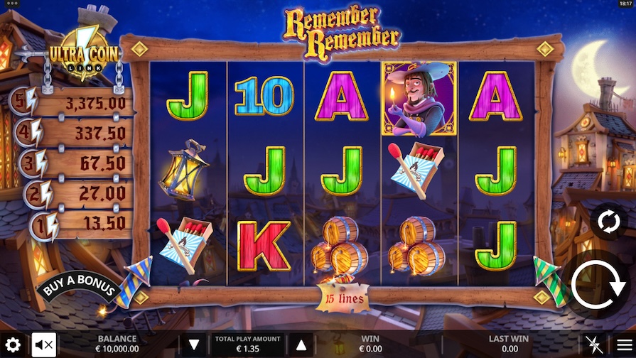 Слот Remember Remember