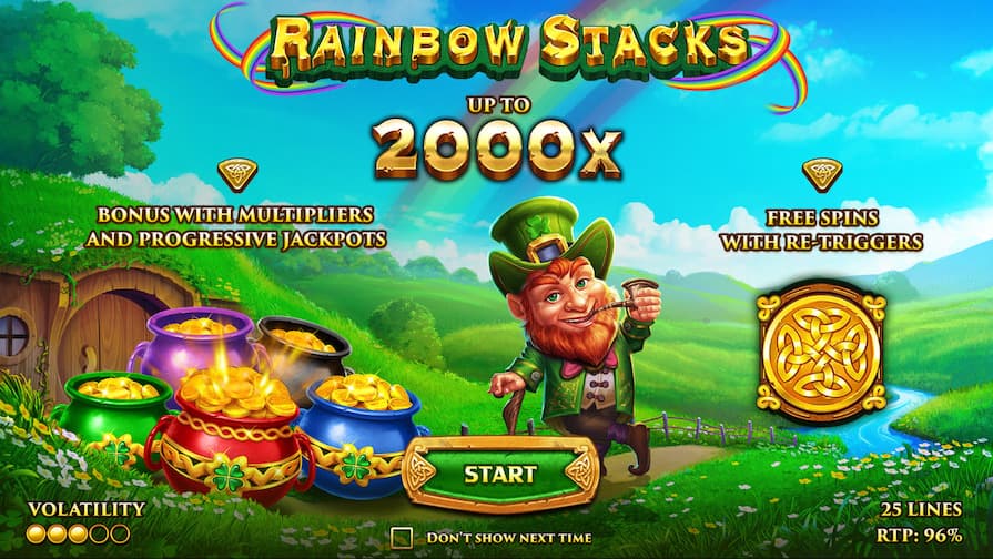 Бесплатная игра в Rainbow Stacks