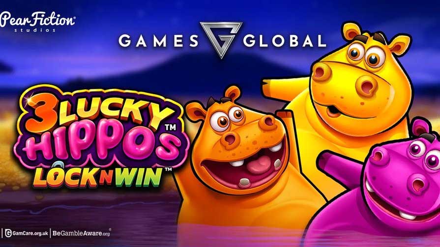 игра 3 Lucky Hippos