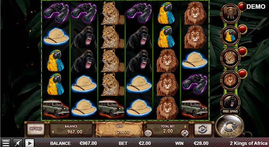 слот 2 Kings of Africa