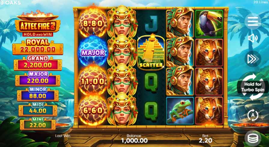 слот Aztec Fire 2