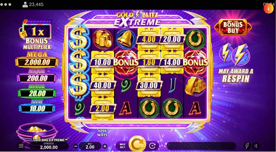 слот Gold Blitz Extreme