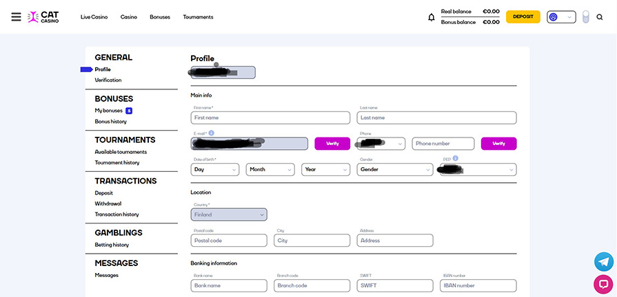 верификация в кэт