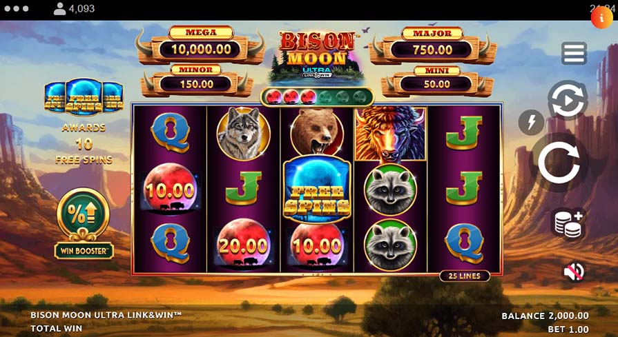 Bison Moon Ultra Link and Win