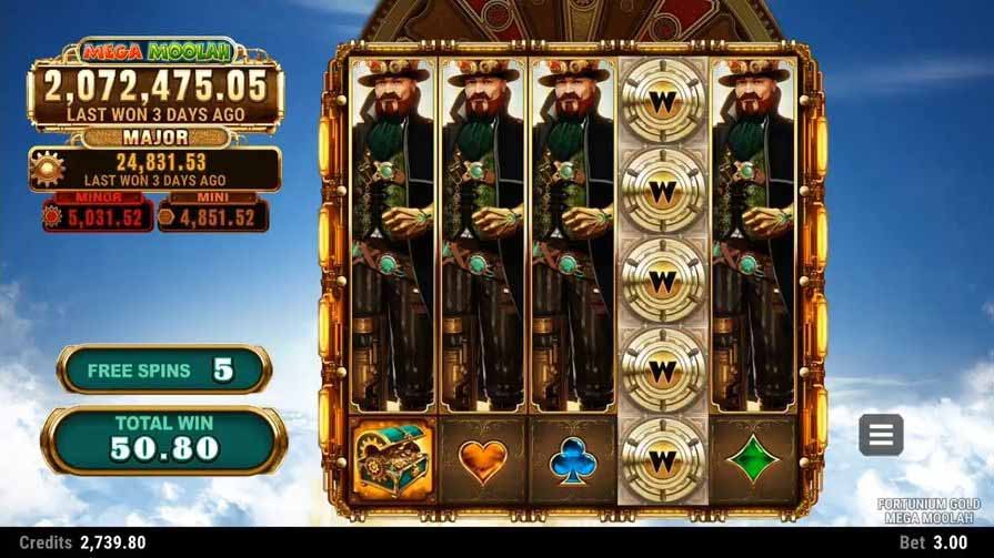 Fortunium Gold Mega Moolah
