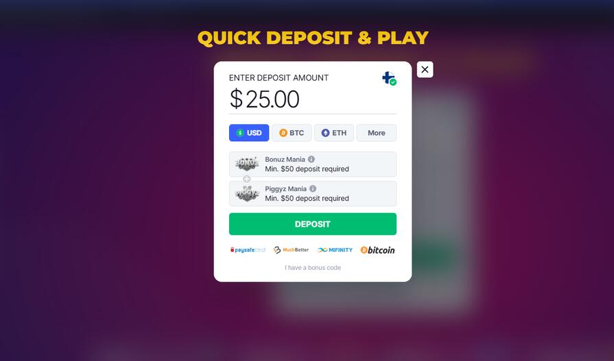 BitStarz депозиты и выводы