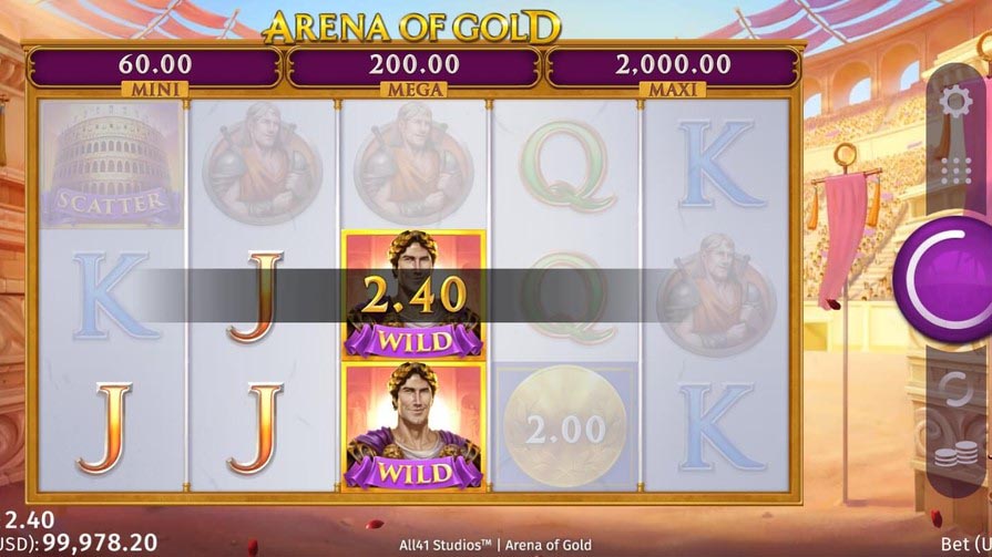 Слот Arena of Gold