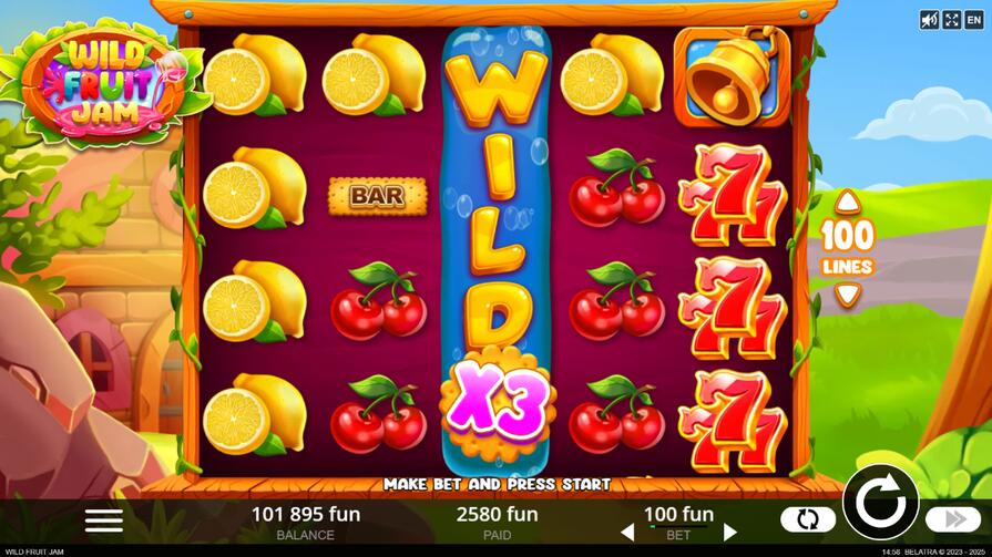 Wild Fruit Jam бонусы